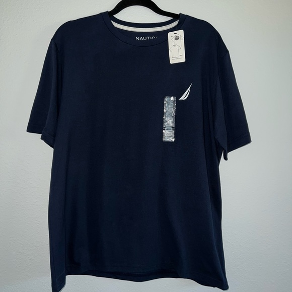 Nautica Other - Nautica passport to adventure men’s large dark blue Tshirt new with tags